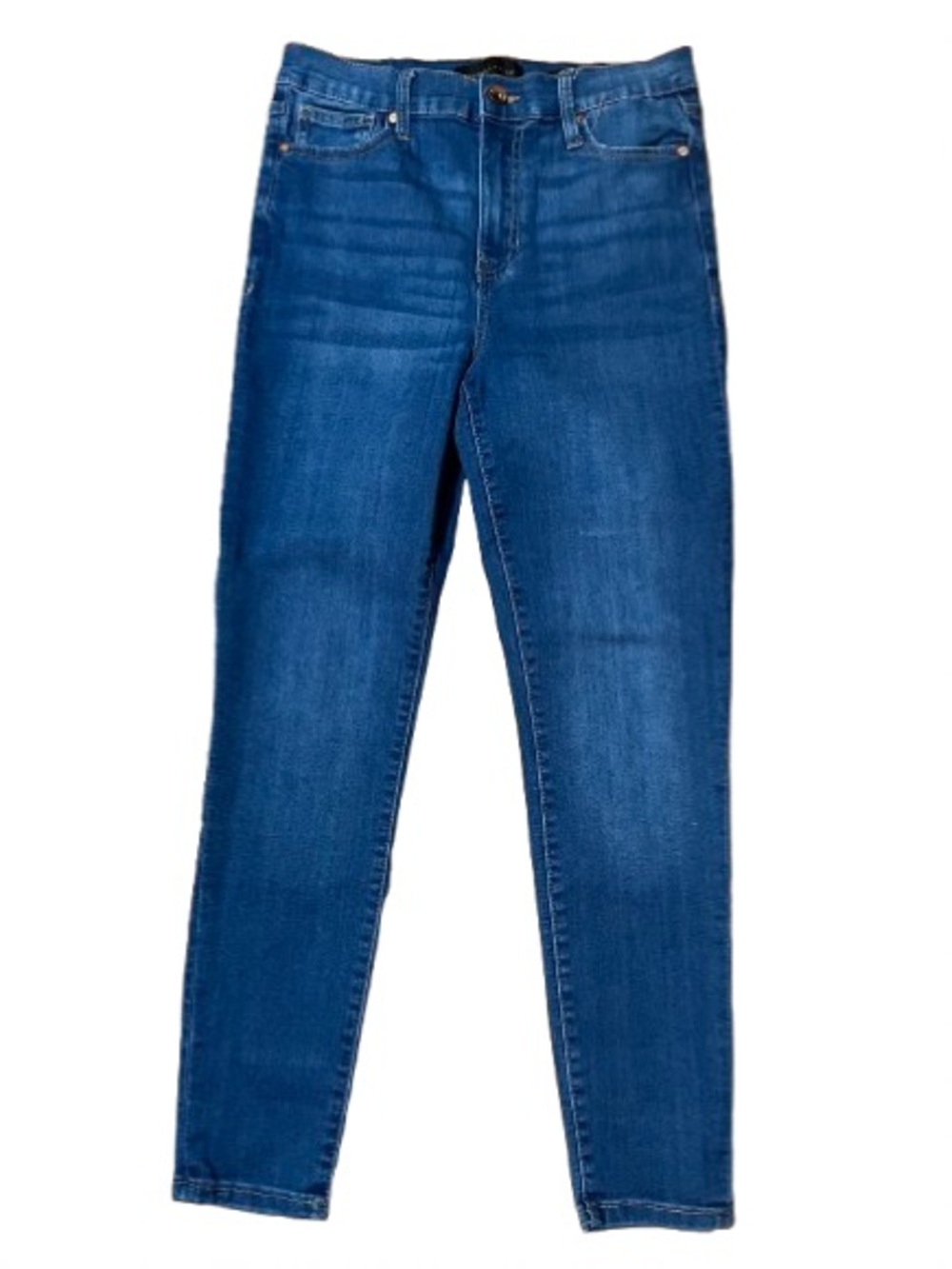 Kendall + Kylie The Kontour High Rise Classic Jeans in Blue Size 28